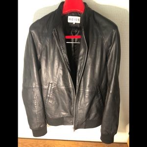 Reiss lambskin leather jacket